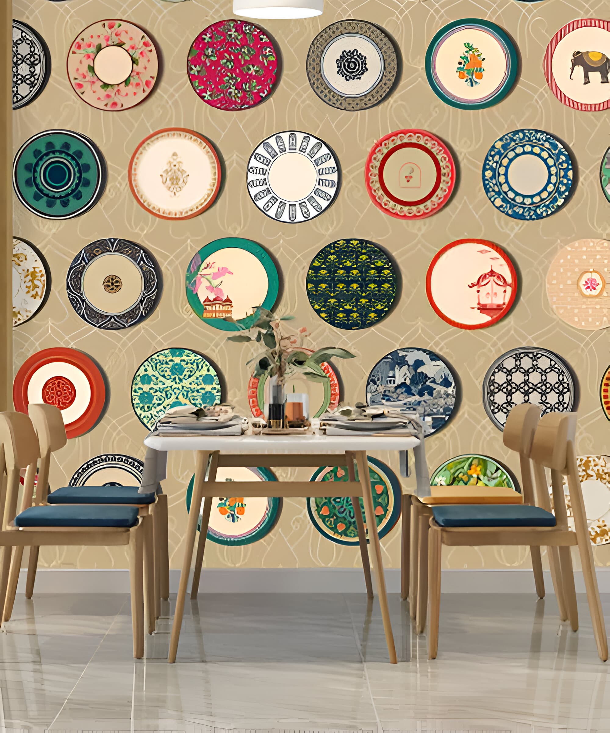 Platter Wallpaper Gurgaon