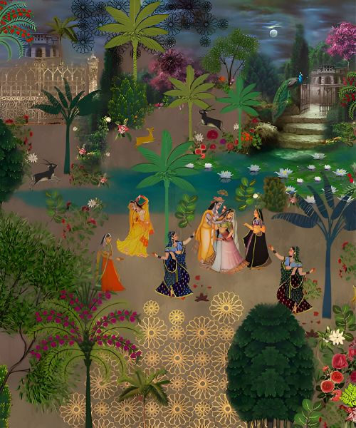 Pooja Room Wallpaper Gurgaon