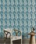 Sanskriti Vintage Floral Panel Wallpaper